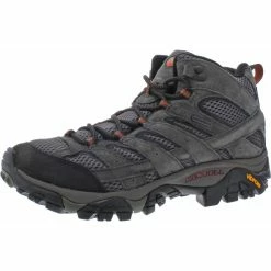 New 👏 Merrell Moab 2 Mid Mens Suede Waterproof Hiking, Trail 👞 Shoes 🌟