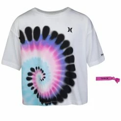Buy βοΈ kids Hurley Boxy Spiral T-Shirt with Hair Tie π
