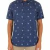 Discount 👍 Hurley Mens Organic Cotton Collared Button-Down 👕 Shirt 🌟