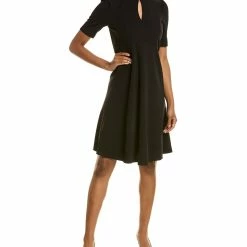 Best Pirce 🎉 women London Times Mock Neck A-Line 👗 Dress ⌛