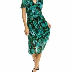 Best Sale ❤️ women London Times Floral Midi 👗 Dress ⭐