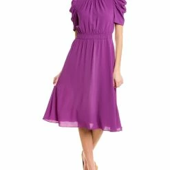 Cheap ⌛ women London Times Flutter Sleeve Midi 👗 Dress 😍