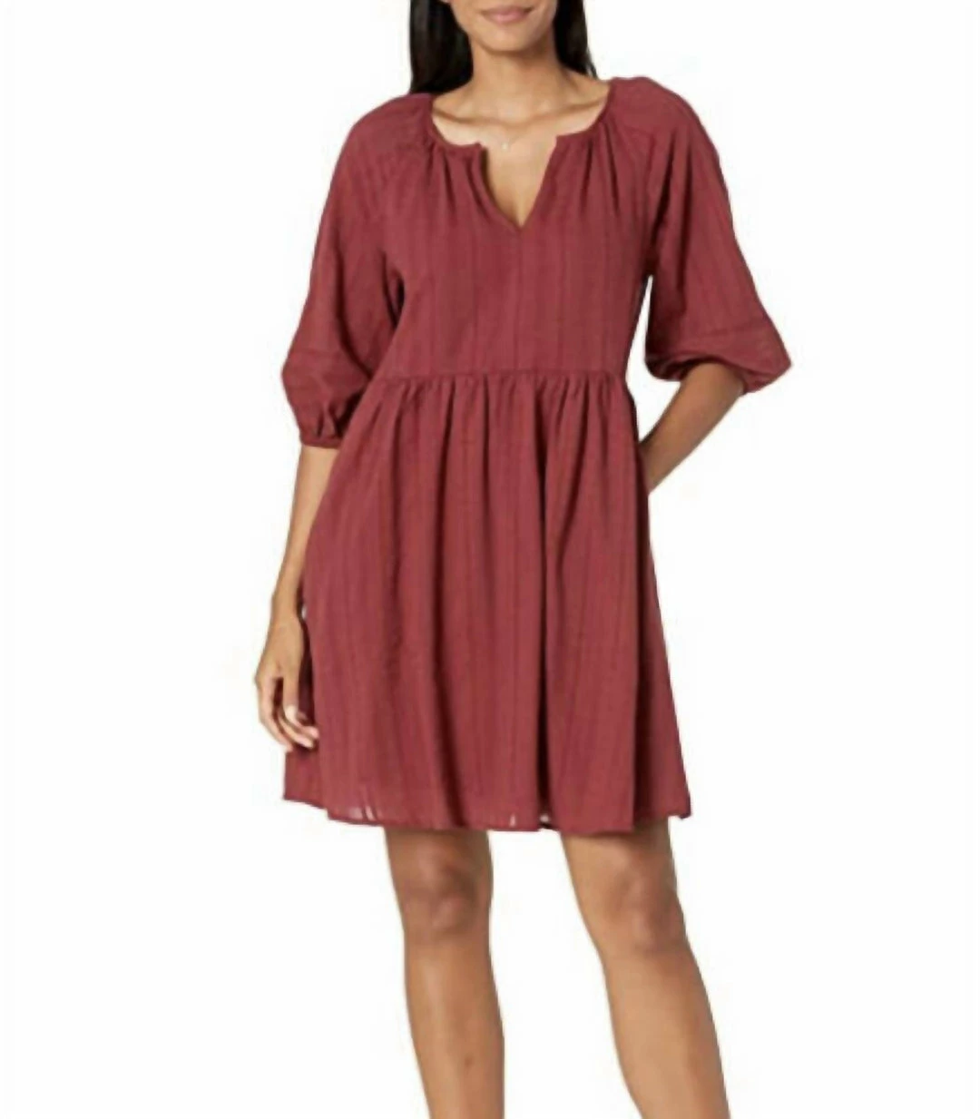 Best Sale β London Times π© women Jodi π Dress in Wine β