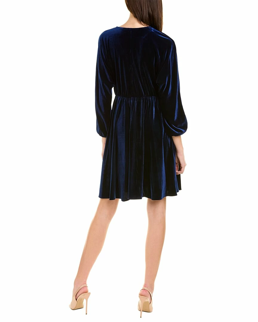 Best reviews of β women London Times V-Neck Velvet Mini π Dress 𧨠- Image 2