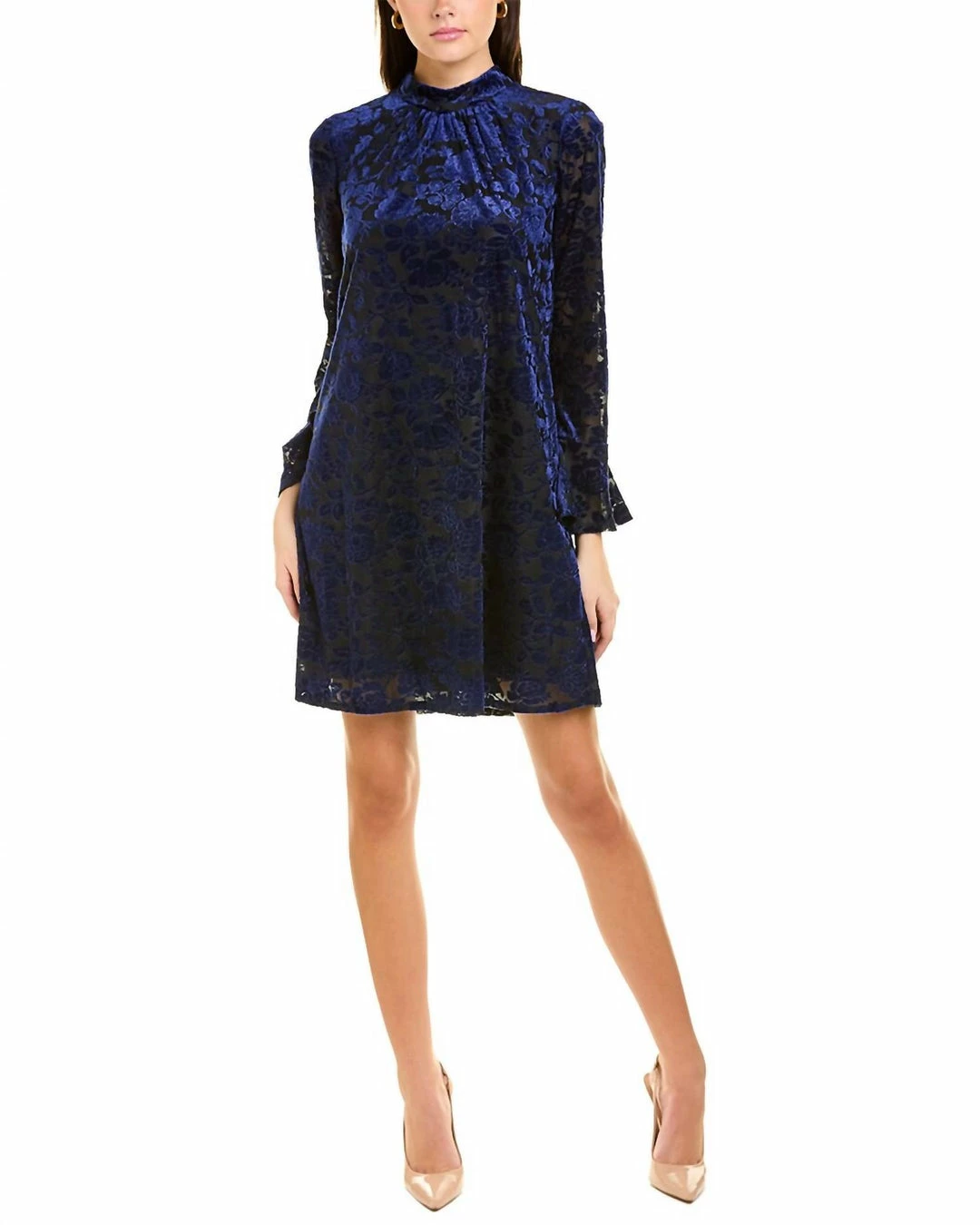 Promo π London Times π© women Bell Sleeve Shift π Dress in Cobalt π