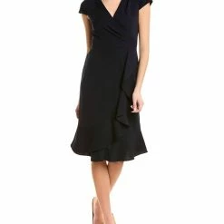 Coupon π London Times π© women Navy Faux Wrap π Dress in Black π