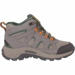 Flash Sale 🌟 kids Merrell Oakcreek Mid Lace Waterproof Boulder MK264768 Grade-School 👍