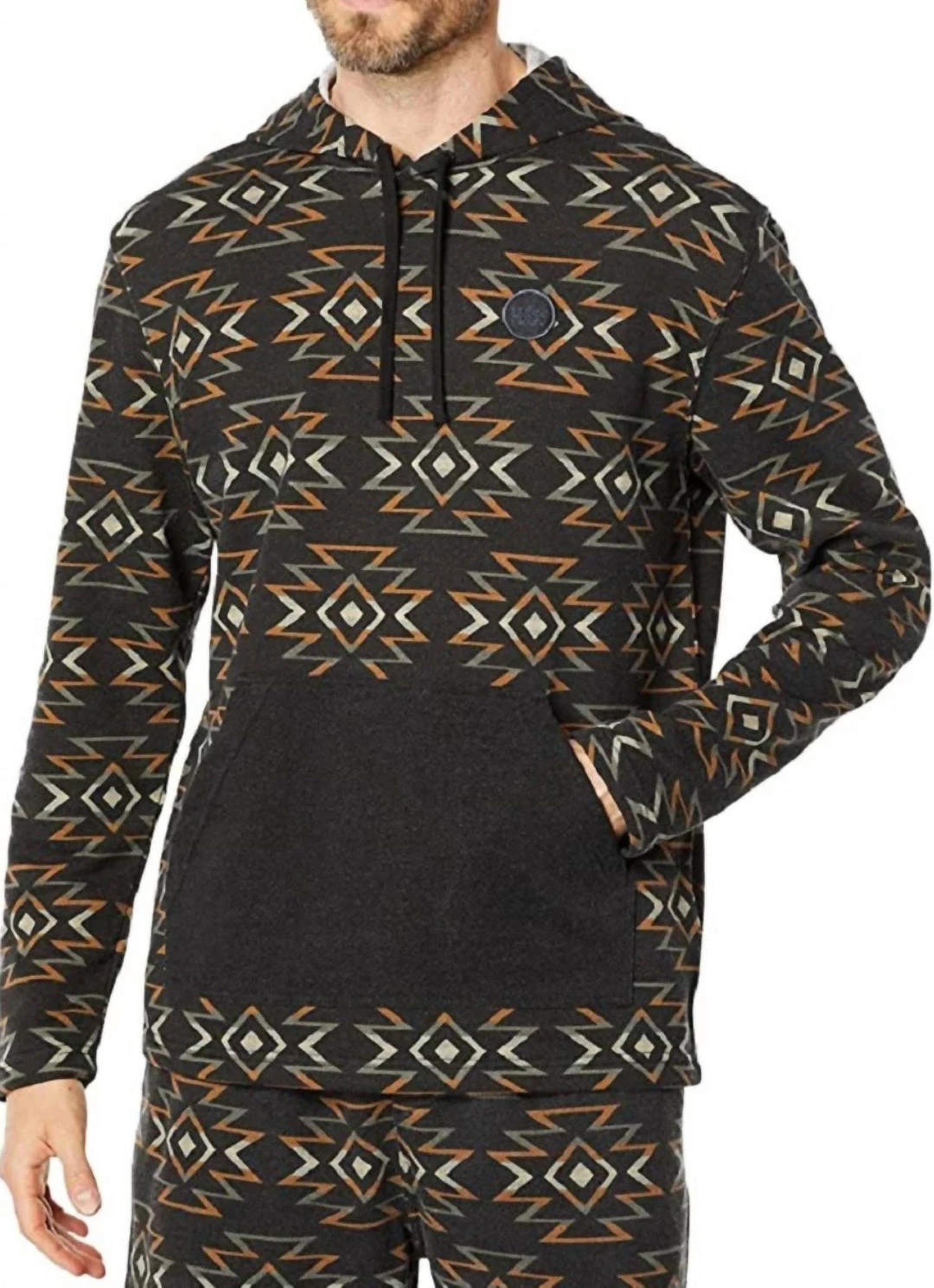 Buy π Hurley men Modern Surf Poncho Long Sleeve Top in Black Multi βοΈ