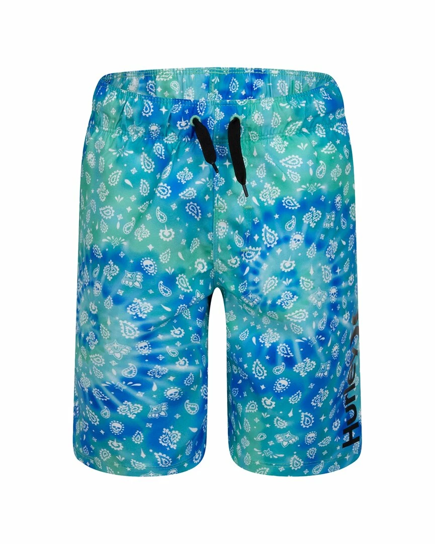 Best Pirce 🌟 kids Hurley Bandana Tie-Dye Swim Trunk 🌟