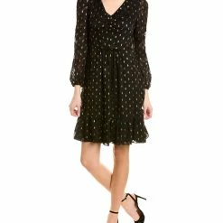 New 😉 women London Times Bishop Sleeve A-Line 👗 Dress 🤩