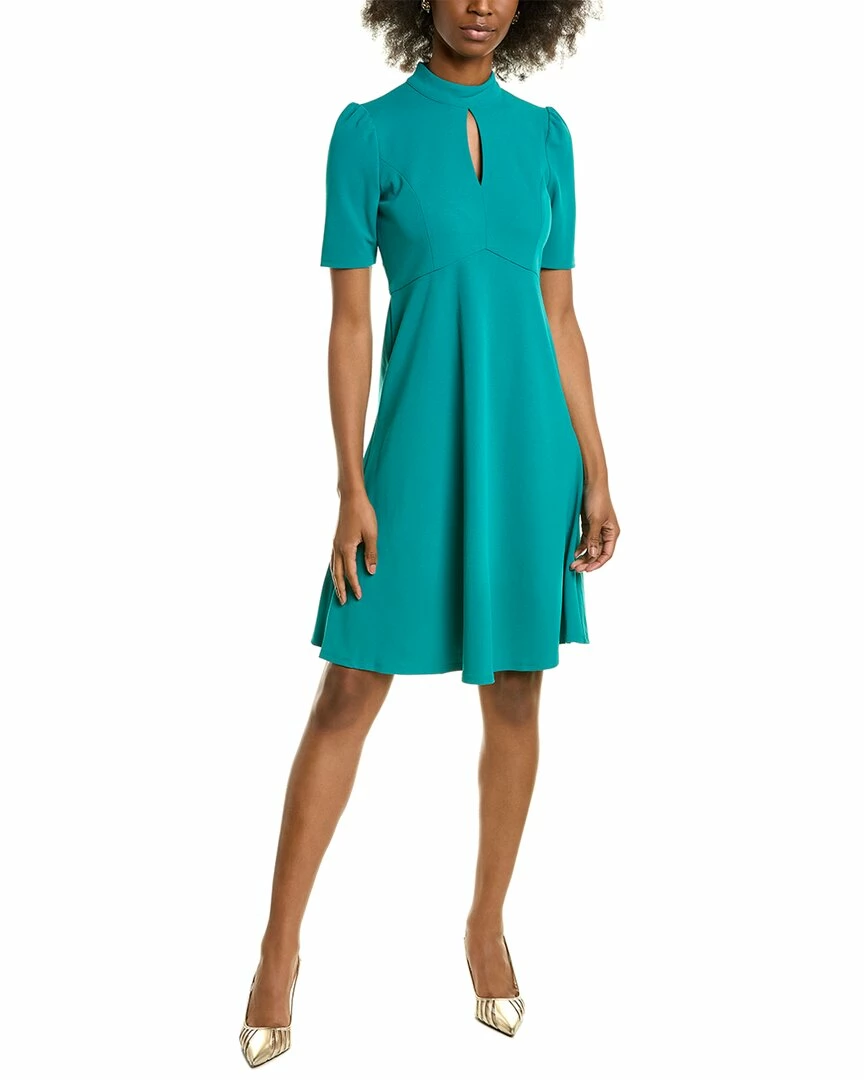 New ✨ women London Times Mock Neck A-Line 👗 Dress 👍