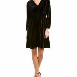Buy π women London Times V-Neck Velvet Mini π Dress π₯